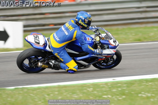 2008-05-11 Monza 2964 Suzuki GSX R European Cup - Roland Resch